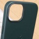 Шкіряний чохол Leather Case (AAA) with MagSafe для Apple iPhone 14 (6.1