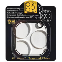 Захисне скло на камеру Full Block (тех.пак) для Apple iPhone 13 Pro (6.1