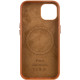 Шкіряний чохол Leather Case (AA) with MagSafe для Apple iPhone 14 (6.1