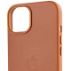 Шкіряний чохол Leather Case (AA) with MagSafe для Apple iPhone 14 (6.1