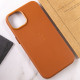 Шкіряний чохол Leather Case (AA) with MagSafe для Apple iPhone 14 (6.1