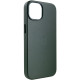 Шкіряний чохол Leather Case (AA) with MagSafe для Apple iPhone 14 (6.1