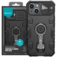 TPU+PC чохол Nillkin CamShield Armor Pro no logo (шторка на камеру) для Apple iPhone 14 / 13 (6.1