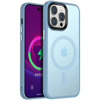 TPU+PC чохол Metal Buttons with MagSafe Colorful для Apple iPhone 14 Pro Max (6.7