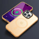 TPU+PC чохол Metal Buttons with MagSafe Colorful для Apple iPhone 14 Pro Max (6.7