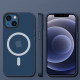 TPU+PC чохол Metal Buttons with MagSafe Colorful для Apple iPhone 14 (6.1