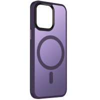 TPU+PC чохол Metal Buttons with MagSafe Colorful для Apple iPhone 14 (6.1