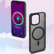 TPU+PC чохол Metal Buttons with MagSafe Colorful для Apple iPhone 14 (6.1