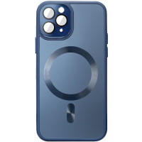 Чохол TPU+Glass Sapphire Midnight with MagSafe для Apple iPhone 14 Pro Max (6.7