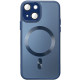 Чохол TPU+Glass Sapphire Midnight with MagSafe для Apple iPhone 14 (6.1