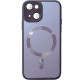 Чохол TPU+Glass Sapphire Midnight with MagSafe для Apple iPhone 14 (6.1