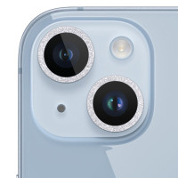 Захисне скло Metal Sparkles на камеру (в упак.) для Apple iPhone 15 (6.1