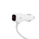 АЗП з разветвителем прикуривателя Hoco Z13 (3 порта+2USB/2.1A+LCD)