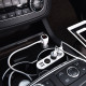 АЗП з разветвителем прикуривателя Hoco Z13 (3 порта+2USB/2.1A+LCD)