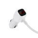 АЗП з разветвителем прикуривателя Hoco Z13 (3 порта+2USB/2.1A+LCD)