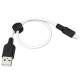 Дата кабель Hoco X21 Plus Silicone Lightning Cable (0.25m)
