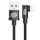 Дата кабель Baseus MVP Elbow Lightning Cable 2.4A (1m) (CALMVP)