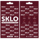 Захисне скло SKLO 3D (full glue) для Apple iPhone 7 / 8 / SE (2020) (4.7