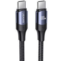 Дата кабель USAMS US-SJ525 U71 Type-C to Type-C PD 100W (2m)